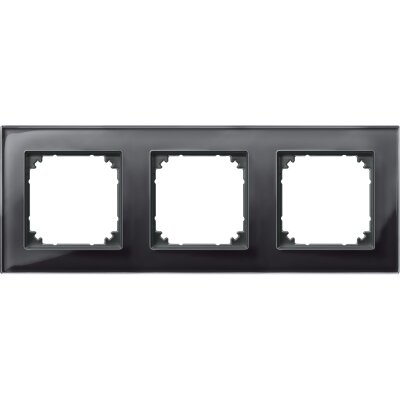 Merten 489303 Echtglasrahmen System M schwarz