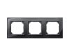 Merten 489303 Echtglasrahmen System M schwarz
