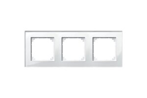 Merten 489319 Echtglasrahmen System M weiß
