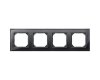 Merten 489403 Echtglasrahmen System M schwarz