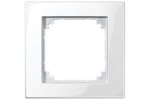 Merten 515119 Rahmen System M polarweiß glänzend