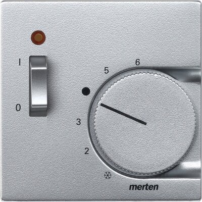 Merten 536160 Zentralplatte für Raumtemperaturregler-Einsatz mit Schalter