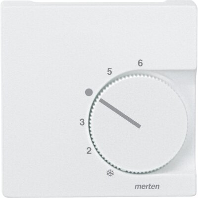 Merten 536219 Zentralplatte für Raumtemperaturregler-Einsatz mit