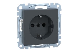 Merten MEG2300-0414 SCHUKO-Steckdose System M anthrazit...