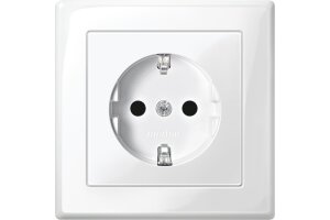 Merten MEG2300-1419 SCHUKO-Steckdose mit voller...