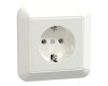 Merten MEG2301-1019 SCHUKO-Steckdose mit voller Abdeckplatte System M