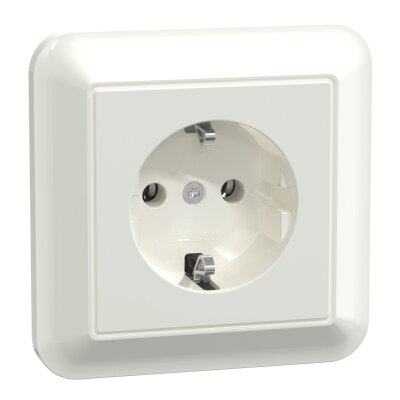 Merten MEG2301-1219 SCHUKO-Steckdose mit voller Abdeckplatte System M