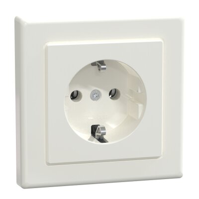 Merten MEG2301-1419 SCHUKO-Steckdose mit voller Abdeckplatte System M
