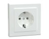 Merten MEG2301-1425 SCHUKO-Steckdose mit voller Abdeckplatte System M