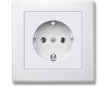 Merten MEG2301-1619 SCHUKO-Steckdose mit voller Abdeckplatte System M