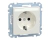 Merten MEG2302-0319 SCHUKO-Steckdose mit Schriftfeld System M