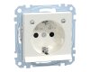 Merten MEG2304-0319 SCHUKO-Steckdose mit Lichtauslass System M
