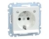 Merten MEG2304-0325 SCHUKO-Steckdose mit Lichtauslass System M