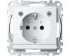 Merten MEG2304-0419 SCHUKO-Steckdose mit Lichtauslass und