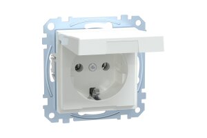 Merten MEG2310-0325 SCHUKO-Steckdose mit Klappdeckel...