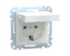 Merten MEG2310-0325 SCHUKO-Steckdose mit Klappdeckel System M
