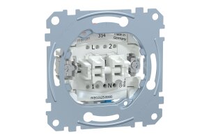 Merten MEG3125-0000 Serienschalter-Einsatz mit N-Klemme...