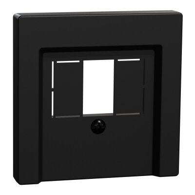 Merten MEG4250-0403 Zentralplatte für TAE/Audio/USB System M schwarz matt
