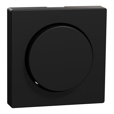 Merten MEG5250-0403 Zentralplatte mit Drehknopf System M schwarz matt