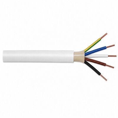 Installationsleitung/Mantelleitung NYM-J 5x1,5mm² (Meterware)
